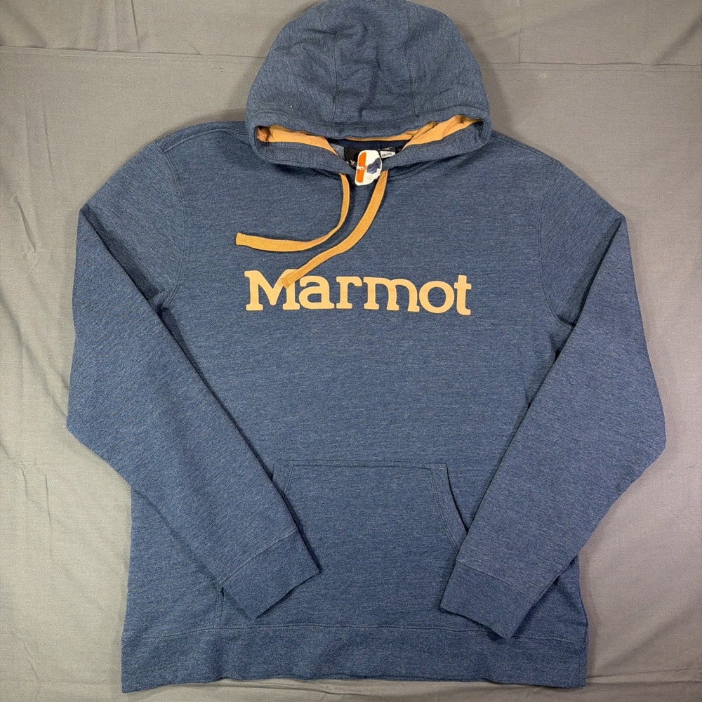 Marmot Hoodie Pullover Men's 2XL Blue New With Tags